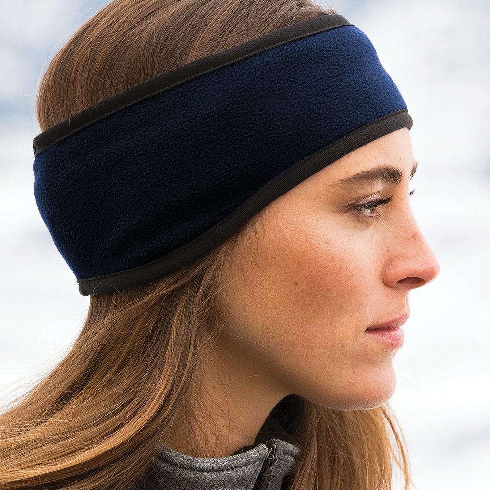 Armycrew Two-Color Warm Winter Fleece Headband