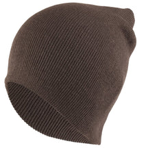 Superior Plain Cotton Blend Knit Short Winter Beanie Cap