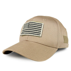 Armycrew USA Stone Flag Tactical Patch Structured Baseball Cap