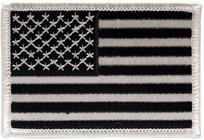 USA American Flag Embroidered Iron On Patch One Size