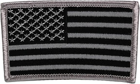 USA American Flag Embroidered Iron On Patch One Size