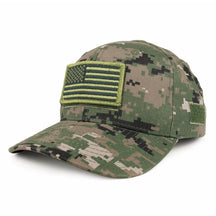 Armycrew USA Olive Flag Tactical Patch Structured Operator Baseball Cap- ACU