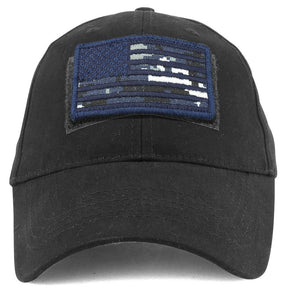 Armycrew USA Navy Flag Tactical Patch Cotton Adjustable Baseball Cap