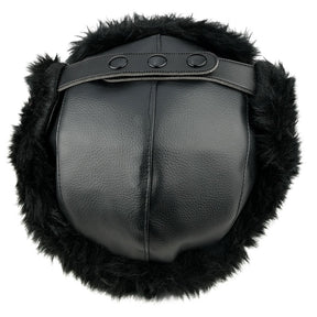 Armycrew Vinyl Fur Trimmed Trooper Hat with Insulated Ear Flaps