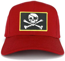 Jolly Rogers Military Skull Embroidered Iron on Patch Adjustable Baseball Cap