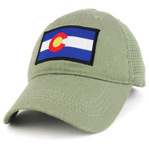 Armycrew Colorado State Embroidered Tactical Patch with Adjustable Mesh Operator Cap