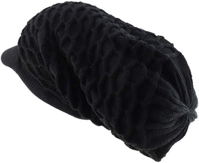 Armycrew Rasta RGY Dreadlock Reggae Cotton Oversize Long Beanie Visor Cap