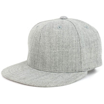 Armycrew Youth Kid's Solid Color Flat Bill Snapback Baseball Cap