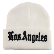 Armycrew Old English Font City Names Embroidered Cuff Long Beanie Hat
