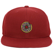Armycrew Youth Kid Size Donut Patch Flat Bill Snapback Baseball Cap