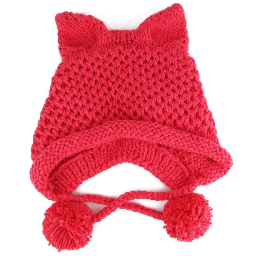 Armycrew Hand Made Cold Weather Knitted Warm Ear Beanie Hat