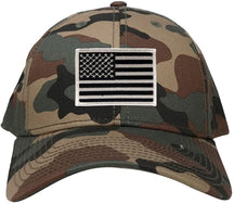 ARMYCREW Low Profile US American Flag Patch Camo Cap - WDL