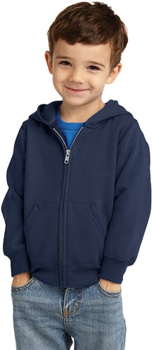 Armycrew Toddler Full-Zip Fleece Sweatshirt Basic Hoodie