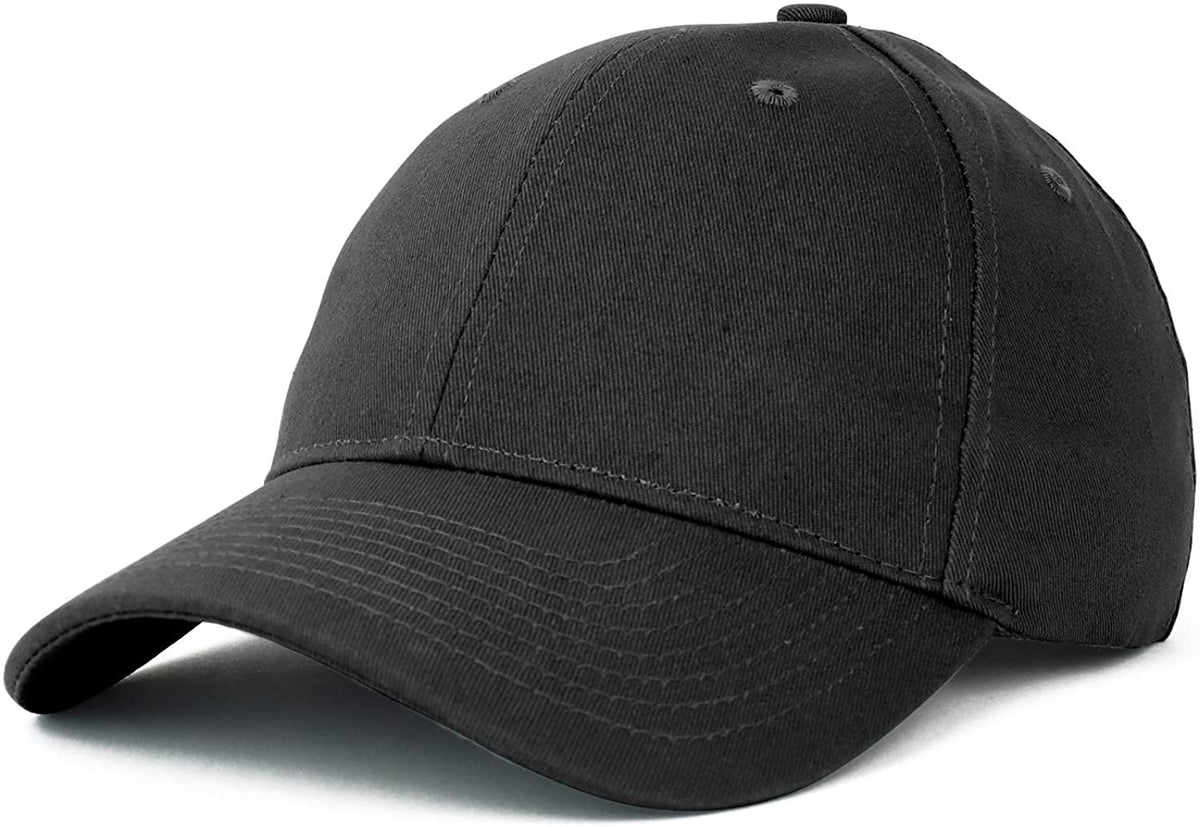 Made in USA Structured Firm Crown 100% Cotton Chino Twill Baseball Cap
