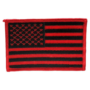 USA American Flag Embroidered Iron On Patch One Size