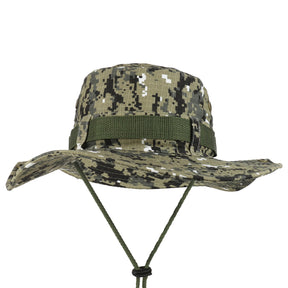 Armycrew Military Digital Camouflage Outdoor Fisherman Chin Cord Boonie Hat