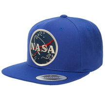 Flexfit Original Premium Classic Snapback with NASA Meatball Logo Patch - Black