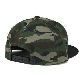 Kbethos Camo Pattern Flat Bill Snapback Cap