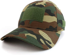 Armycrew Tactical Operator Ripstop Cotton Baseball Cap with Loop Patch