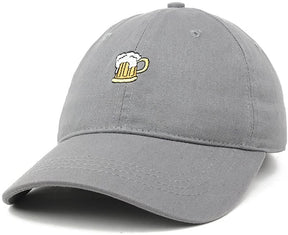 Beer Mug Emoji 100% Cotton Adjustable Baseball Dad Cap