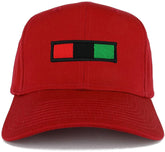 Africa Red Black Green Embroidered Iron on Patch Adjustable Baseball Cap