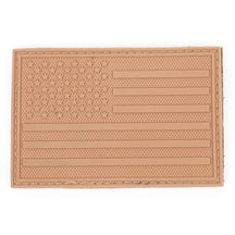 American USA Flag Extremely Durable 3D Rubber Patch with Hook Backing