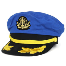 Adjustable Gold Color Embroidery Leafs and Patch Flagship Captain Hat