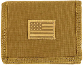 Armycrew Tri Fold Hook and Loop Closure 18 Pockets Durable Tactical Wallet