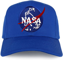 Armycrew XXL Oversize NASA Insignia Logo Iron On Patch Solid Baseball Cap