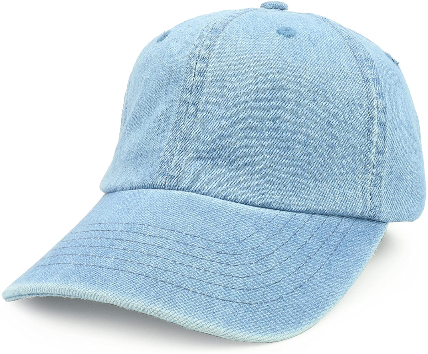 Armycrew Youth Size Kid's Low Profile Unstructured Washed Cotton Denim Cap