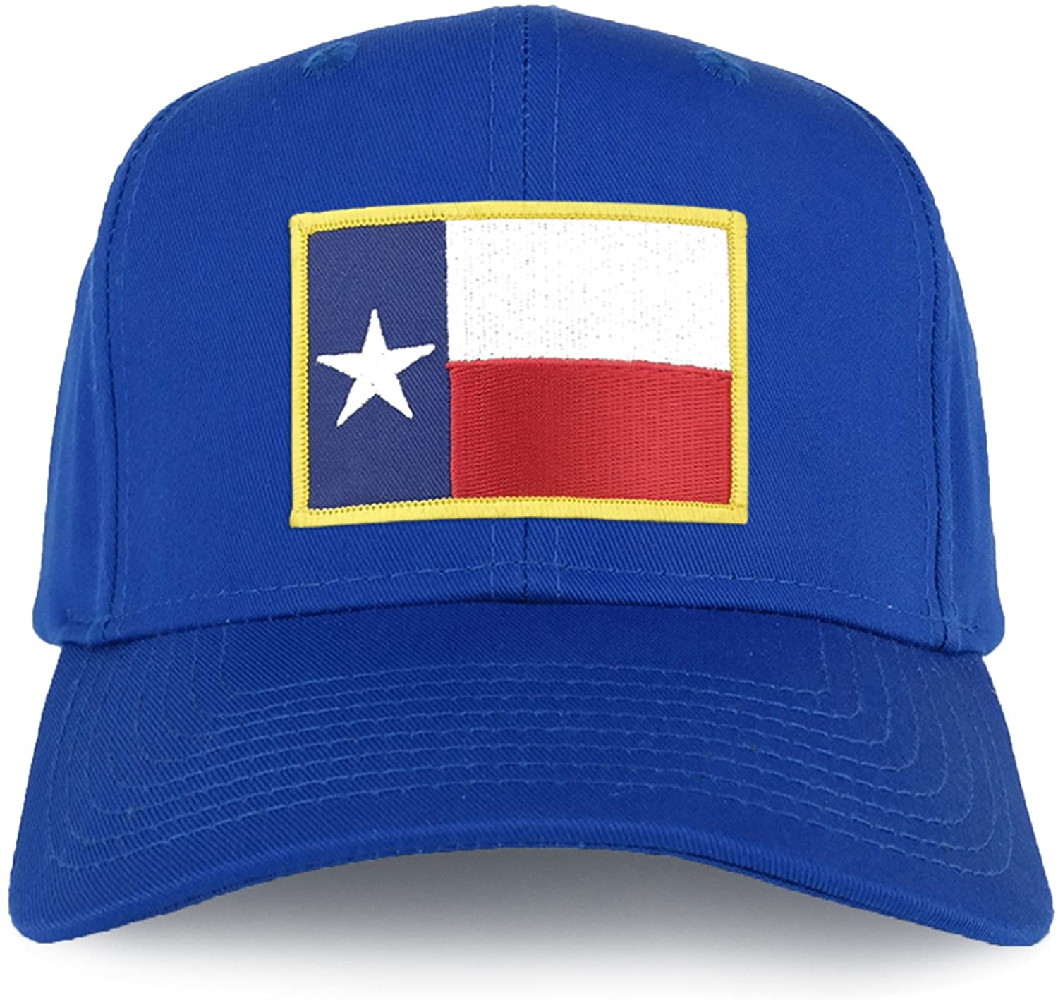 Armycrew XXL Oversize Texas Flag Iron On Patch Solid Baseball Cap