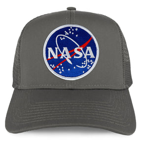 Armycrew XXL Oversize NASA Meatball Logo Patch Mesh Back Trucker Baseball Cap
