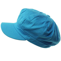 Summer 100% Cotton Plain Blank 8 Panel Newsboy Gatsby Apple Cabbie Cap Hat