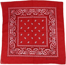 Armycrew Paisley Printed Cotton Bandanas 4 Pack Set