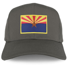 Armycrew XXL Oversize Arizona Flag Iron On Patch Solid Baseball Cap