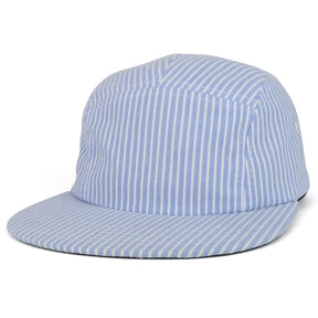 Armycrew Striped Seersucker 5 Panel Cotton Adjustable Racer Cap