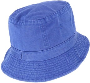 Armycrew Unlimited Pigment Dyed Washed 100% Cotton Unisex Bucket Hat - Indigo