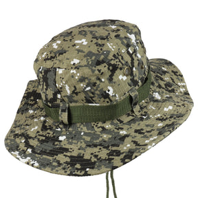 Armycrew Military Digital Camouflage Outdoor Fisherman Chin Cord Boonie Hat