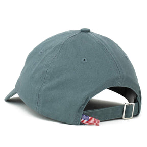 Made in USA Soft Crown Washed 100% Cotton Chino Twill Baseball Cap