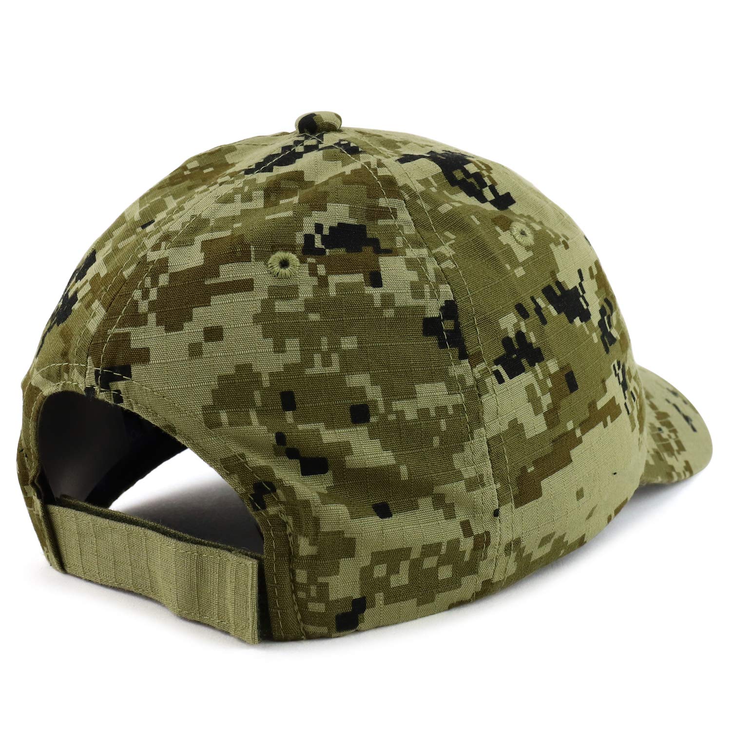 Armycrew Two Tone Digital Camouflage Unstructured Ripstop Cap - Green