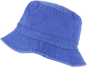 Armycrew Unlimited Pigment Dyed Washed 100% Cotton Unisex Bucket Hat - Indigo