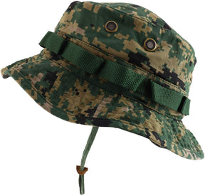 Rapid Dominance Washed Cotton Military Boonie Hat with Drawstring