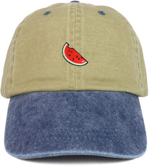 Armycrew Youth Kid's Watermelon Patch Pigment Dyed Soft Cotton Washed Low Profile Cap