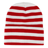 Armycrew Red White Stripe Long Cuff Beanie