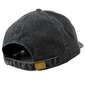 Captain Anchor Logo Embroidered Pigment Dyed 100% Cotton Cap