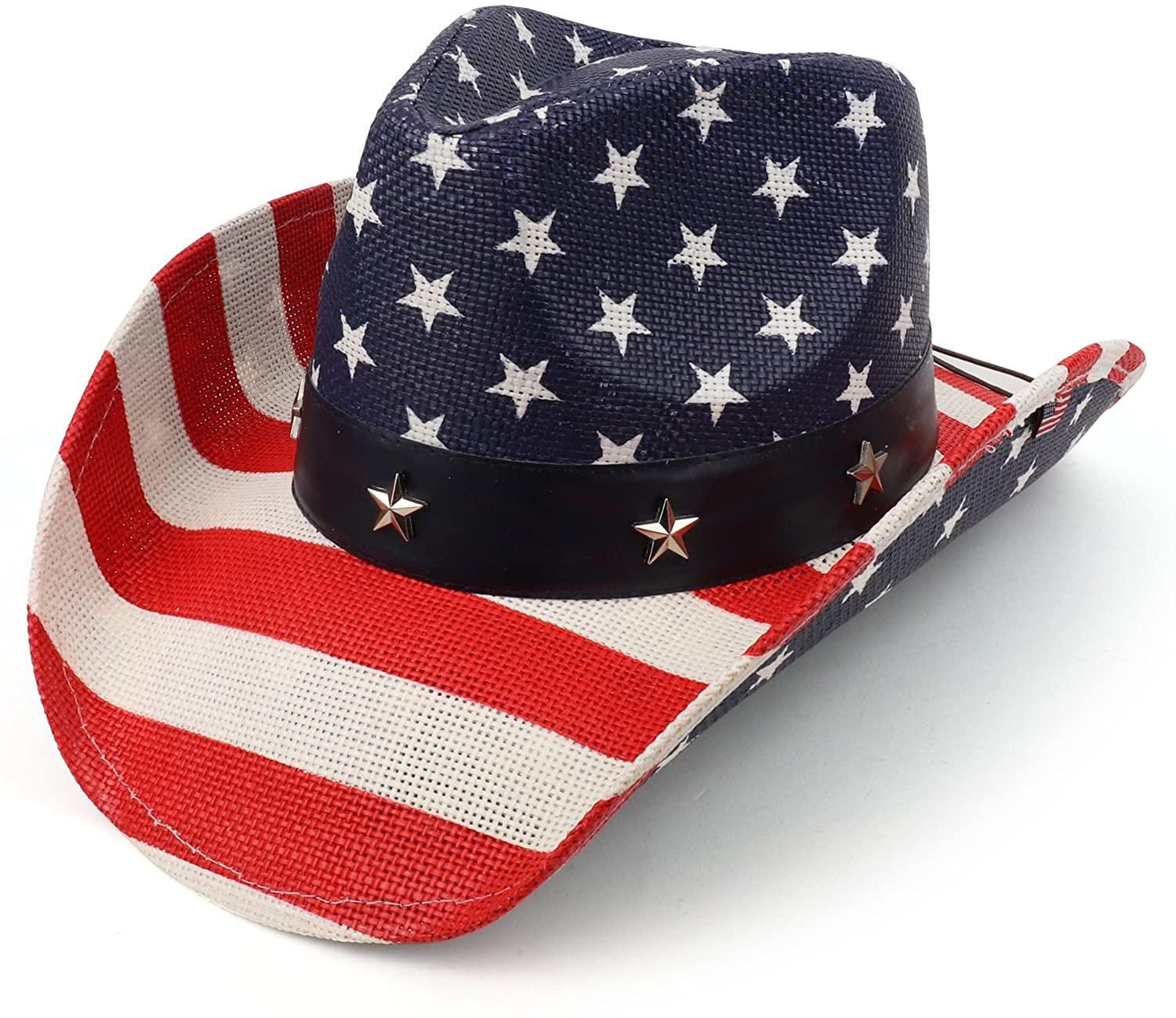 Armycrew American Flag Toyo Western Cowgirl Cowboy Hat