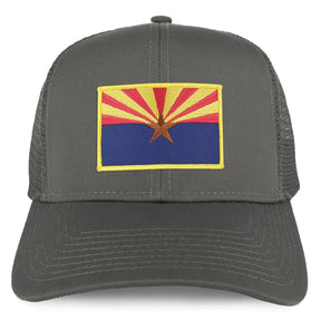 Armycrew XXL Oversize Arizona Flag Iron On Patch Mesh Back Trucker Baseball Cap