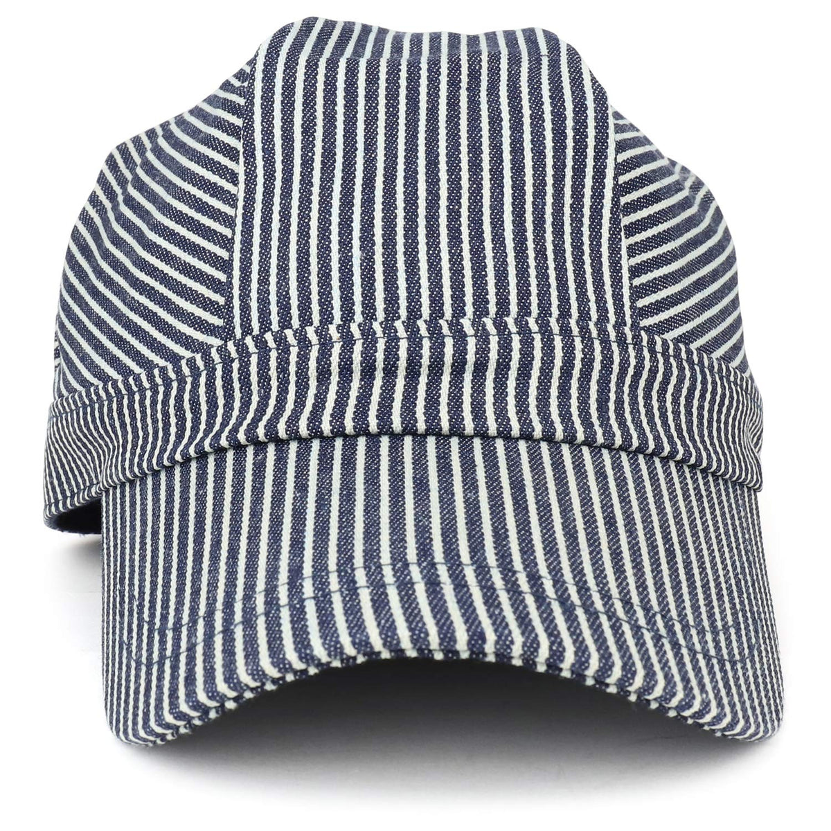 Armycrew Kid's Youth Size Hickory Stripe Railroad Train Engineer Cap