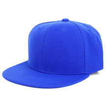Armycrew Youth Kid's Solid Color Flat Bill Snapback Baseball Cap