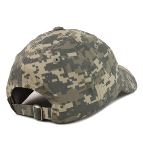 Armycrew NASA Insignia Logo Patch Camouflage Soft Crown Cotton Baseball Cap - ACU